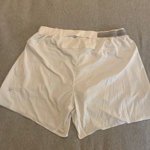 Lululemon White Tennis Shorts